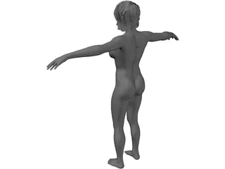 Female Anatomy Complete 3D Model