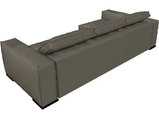 Baxter Budapest Sofa 3D Model