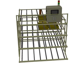 Parts Supply Rack 3D Model