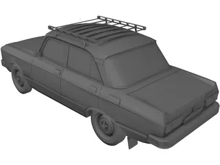 AZLK Moskvich 2140 SL 3D Model