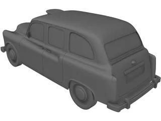 Taxi London 3D Model