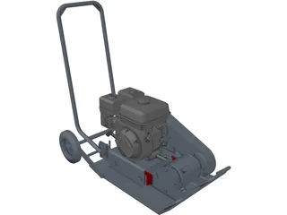 Vibrating Plate 3D Model