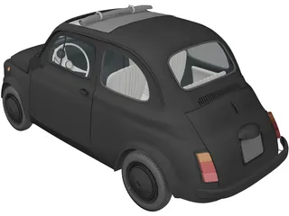 Fiat 500L 3D Model