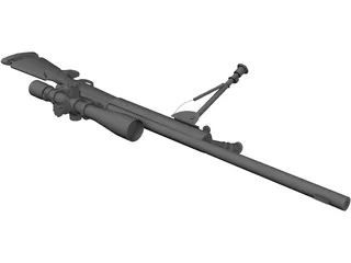 M24 Sniper Rifle 3D Model