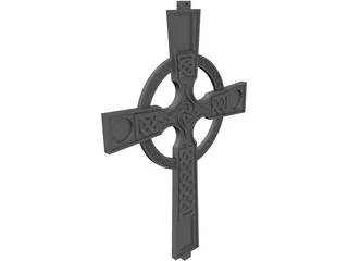 Celtic Cross 3D Model