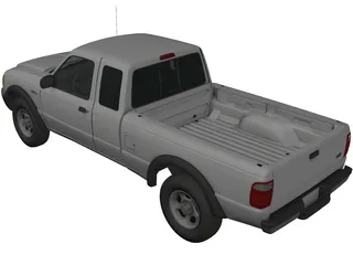 Ford Ranger Pickup 3D Model