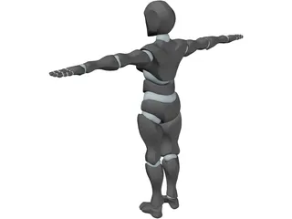 Robot Soldier 3D Model