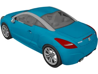 Peugeot RCZ 3D Model