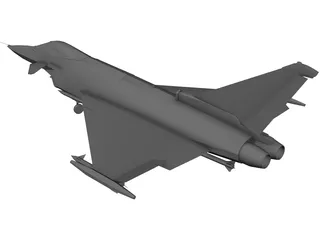 Eurofighter 2000 3D Model