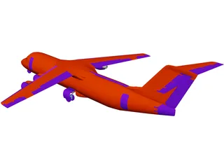 British Aerospace BAe 146 3D Model