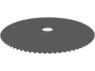 Table Saw Blade 10 inch 3D Model