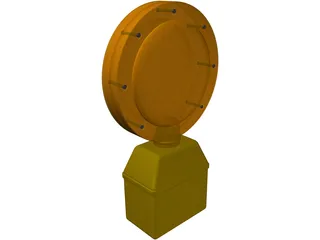 Caution Light 3D Model