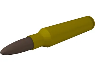 Bullet 5.56 45mm NATO 3D Model