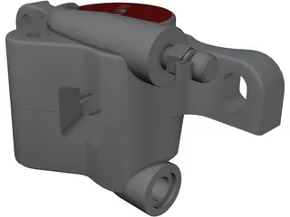 Hayes Disk Brake Caliper 3D Model