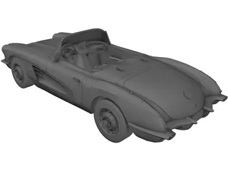 Chevrolet Corvette (1960) 3D Model