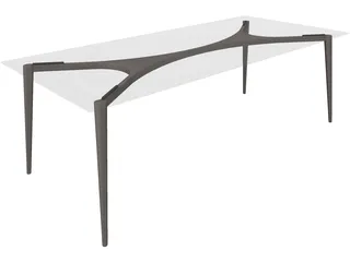 Table Airy Retro 3D Model
