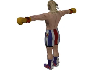 Boxer Steve 3D Model