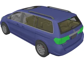 Honda Odyssey (2009) 3D Model