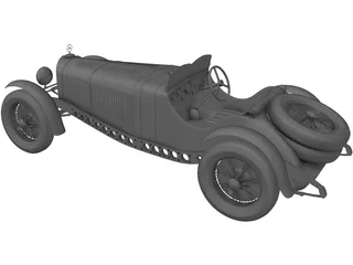 Mercedes-Benz Sport Coupe (1929) 3D Model