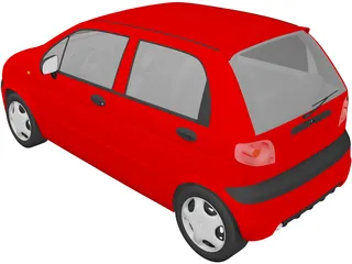 Daewoo Matiz 3D Model