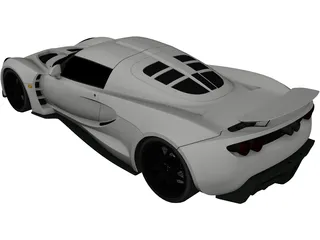 Lotus Hennessey Venom GT (2010) 3D Model