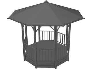 Pergola 3D Model