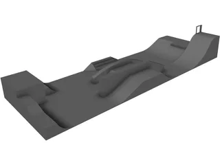Skatepark Compact 3D Model
