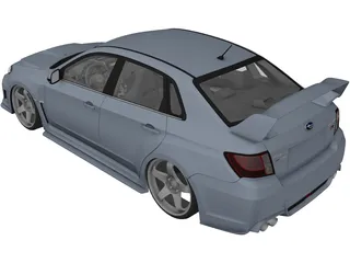 Subaru Impreza WRX STI (2011) 3D Model