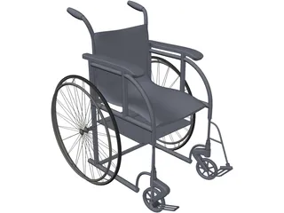 Wheelchair 3D Model