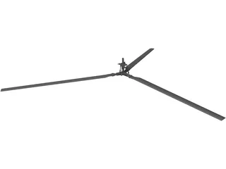 Helicopter Rotor 3D Model