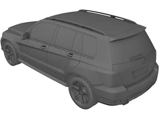 Mercedes-Benz GLK 220 CDI 4MATIC BlueEFFICIENCY 3D Model