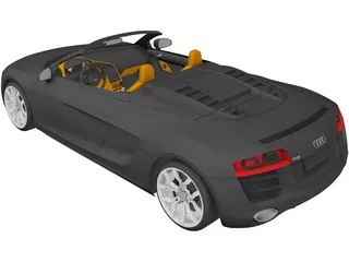 Audi R8 Spyder 3D Model