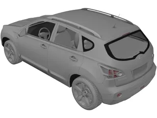 Nissan Qashqai (2009) 3D Model