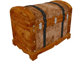 Treasure Chest 3D Model