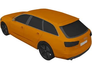 Audi A6 Avant (2012) 3D Model