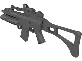 H&K G36 3D Model