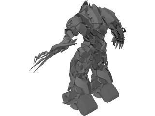 Transformers Decepticon Megatron 3D Model