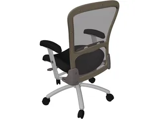 Executive Office Chair Electra 3D Model