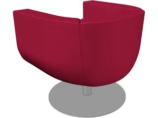 Chairs Italian Metropolitan 2000 Tulip 3D Model