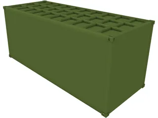Container 20ft 3D Model