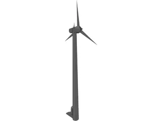 Wind Turbine 3D Model