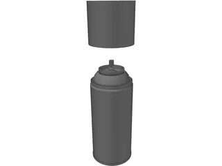 Spray Can 3D Model