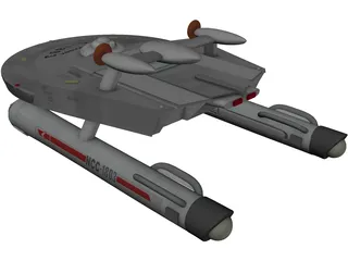 USS Miranda 3D Model