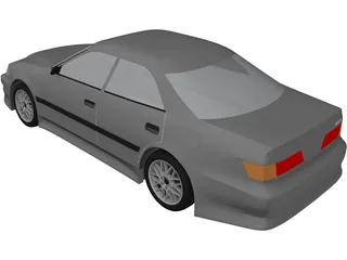 Toyota Mark II (X100) 3D Model