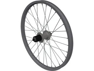 Rear Wheel 20 Inch 3D Model