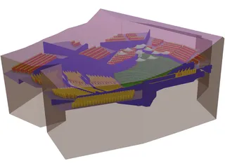 Berlin Philharmonie 3D Model