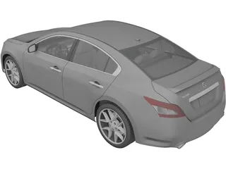 Nissan Maxima (2011) 3D Model