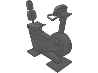 Exercise Cycle 3D Model