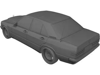 Mercedes-Benz 190 (W201) 3D Model