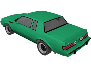 Buick Regal GNX (1987) 3D Model